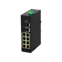 8 портов ePoe мрежов комутатор L2 + 1xSFP