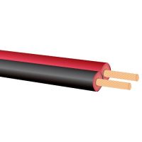 Кабел H03VH-H 2x0.75 черен и червен - 100 m