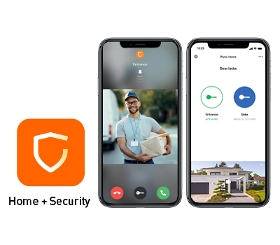 Classe 300EOS with Netatmo се контролира от мобилното приложение Home + Security